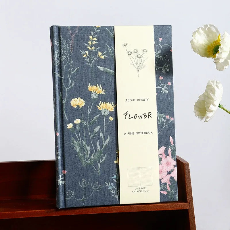 BlueFlora A5 Handmade Journal