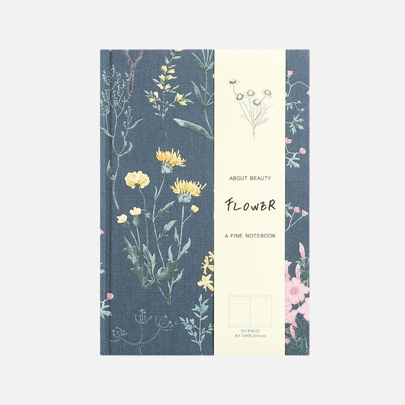 BlueFlora A5 Handmade Journal