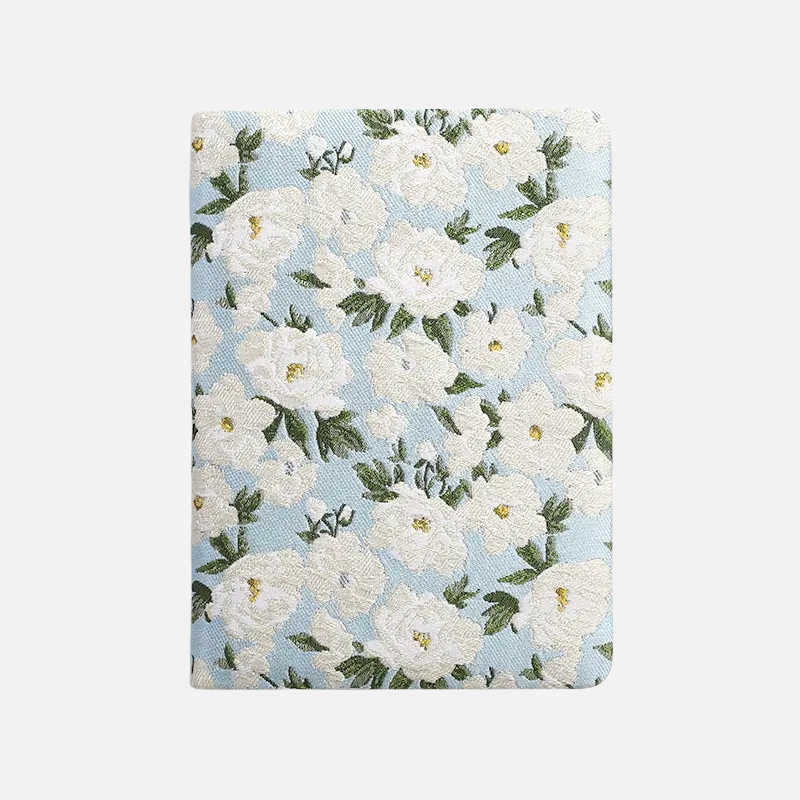 Gardenia A6 Fabric Journal
