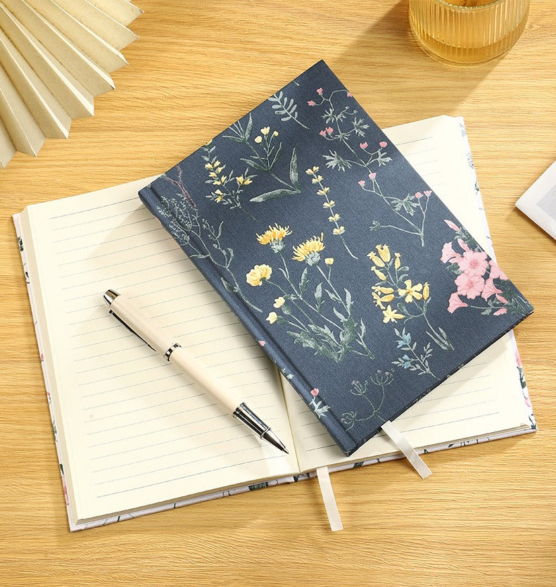 BlueFlora A5 Handmade Journal